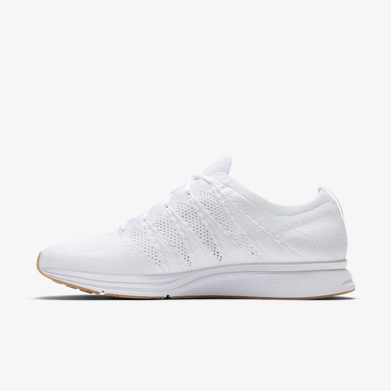 Mens white shop flyknit trainers